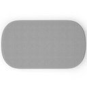 Ver imagem 6 de Puff Decorativo Orgânico para Living Quarto 100cm Doha W01 Bouclê Cinza - Lyam Decor