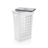 Cesto de Roupas Quadrado Com Tampa 43 Lts Cinza Arthi - 1