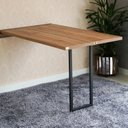 Ver imagem 4 de Mesa Dobrável Retrátil de Parede MDF 120x75cm Noronha Marrom