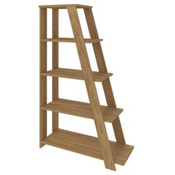 Estante Escada Multiuso Decorativa 5 Prateleiras Stela A06 Olmo - Mpozenato - 10