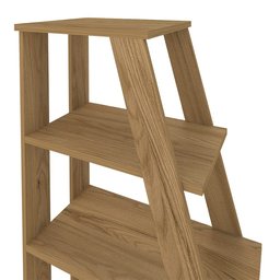 Estante Escada Multiuso Decorativa 5 Prateleiras Stela A06 Olmo - Mpozenato - 6
