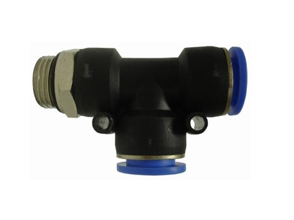 Conexão Instantãnea Tee Macho Lateral 8x3/8" - 1