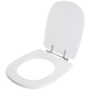 Ver imagem 2 de Assento Sanitário Tampa de Vaso Madeira Mdf Laqueado Sabatini para Bacia Icasa 6lpf - Branco