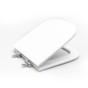 Ver imagem 2 de Assento Sanitário Poliéster Quadra/unic/axis Slow Close Branco