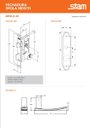 Ver imagem 4 de Fechadura Stam 1803/21 Externo Tetra Oxidado
