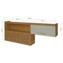 Ver imagem 3 de Cozinha Ilha Completa Princesa Off White com Freijó - Nesher