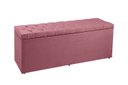 Ver imagem 4 de Recamier Baú 1,60m Madrid Suede Rosa Dal Poz Estofados