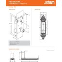 Ver imagem 2 de Fechadura Stam 1501/03 Externa Colonial