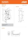 Ver imagem 3 de Fechadura Stam 803/11 Externo Gorje Inox.
