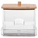 Ver imagem 1 de Porta Cotonete Algodão Higiene Pessoal Limpeza de Pele / Bambú Pgb Porta Cotonete Bambu 670