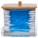 Ver imagem 3 de Porta Cotonete Algodão Higiene Pessoal Limpeza de Pele / Bambú Pgb Porta Cotonete Bambu 670