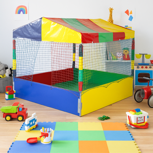 Quarto Infantil Piscina de Bolinhas Premium 1,5 X 1,5 Espaço Kids