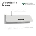 Ver imagem 3 de Armário Aéreo 100 Cm 1 Porta Basculante Branco Agata Madesa