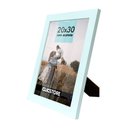Ver imagem 2 de Kit 3 Porta Retrato 20x30 Decorativo Fotos Apoio Gravata Acetato Aparador Fotográfico Cor:branco