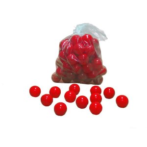 Bolinha de Plástico Vermelho Para Piscina Com 100 Unidades
