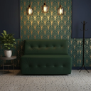 Ver imagem 1 de Sofá Booth Capri 1,20m Estofado Clean Classic Restaurante:verde