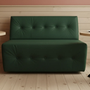 Ver imagem 2 de Sofá Booth Capri 1,20m Estofado Clean Classic Restaurante:verde