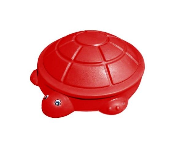 Tanque de Areia Tartaruga - Bolinhas e Água - Vermelho