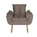 Ver imagem 6 de Kit 2 Poltronas Decorativa Paola Pes Palito Capuccino