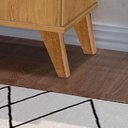 Ver imagem 5 de Aparador Canelato Moderno 4 Portas 2 Gavetas 137cm Amadeirado
