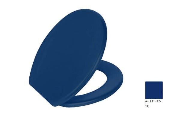 Assento Sanitário Oval Astra Soft Tpj/As Azul - 1