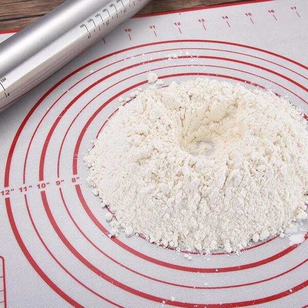 Tapete de Silicone para Confeitaria 60x40cm - Vermelho - 5