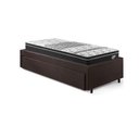 Ver imagem 7 de Base Box Cama Solteiro Sapateira Courino Linho Marrom e Colchão Gransleep Ecoflex 88x188