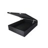 Cama Box Baú Casal Sintético Preto 138x188 - 4