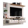 Painel Para Tv Intense Lukaliam Off White / Damasco - 6