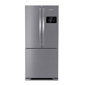 Geladeira Brastemp Frost Free Side Inverse 3 Portas A+++ 554 litros cor Inox - BRO85AK 220V