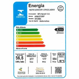 Geladeira Brastemp Frost Free Side Inverse 3 Portas A+++ 554 litros cor Inox - BRO85AK 220V - 15
