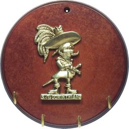 Porta Chaves Mosqueteiro Fiel - Decoração Artesanal Sustentável para Fãs do Timão - 1