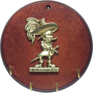 Porta Chaves Mosqueteiro Fiel - Decoração Artesanal Sustentável para Fãs do Timão