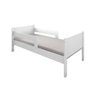 Cama Infantil com 2 Baus Organizador e Escada Luna Plus Branco com Colchão - 4