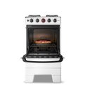 Ver imagem 5 de Fogão Esmaltec 4 Bocas Ideal Super Mesa de Aço Inox Branco F4iab bivolt