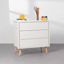 Ver imagem 4 de Kit Quarto Theo com Pés Retrô Natural - Berço + Cômoda 3 Gavetas + Poltrona de Amamentação Lola com