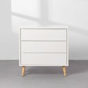 Ver imagem 5 de Kit Quarto Theo com Pés Retrô Natural - Berço + Cômoda 3 Gavetas + Poltrona de Amamentação Lola com