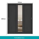 Ver imagem 5 de Guarda-Roupa Casal 3 Portas Doha Lux 4 Gavetas Carraro Ripado