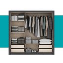 Ver imagem 6 de Guarda-Roupa Casal 3 Portas Doha Lux 4 Gavetas Carraro Ripado