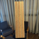 Ver imagem 2 de 40 Ripado Freijó Mdf 45x11,5cm - Cobre (2m²)