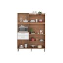 Ver imagem 3 de Kit de Cozinha Compacta Harmonia C- 6 Portas e 2 Gavetas 132x183 Amendola-branco - Demóbile