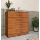 Ver imagem 1 de Cômoda 4 Gavetas Suécia Cinamomo