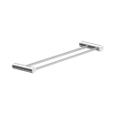 Ver imagem 1 de Toalheiro Duplo para Banheiro Escovado Orion Grego Metal 40cm