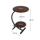 Ver imagem 4 de Mesa de Canto Redonda Sala Centro Luxo 40 cm