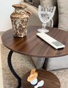 Ver imagem 4 de Mesa de Canto Redonda Sala Centro Luxo 40 cm