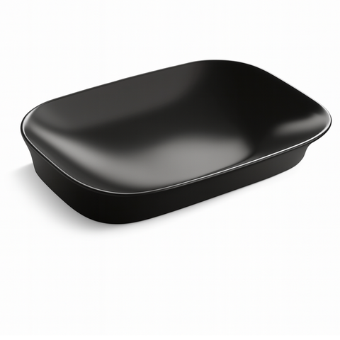 Cuba para Banheiro Kohler Vive de Apoio Retangular 54x40cm 28784br Preto