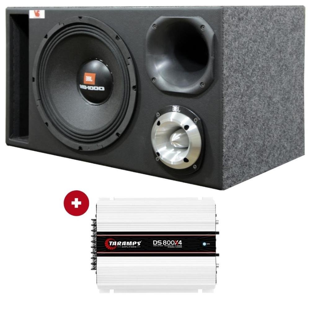 Caixa Trio 12'' 100% JBL 12MG1000 D250X ST400 Módulo DS800.4