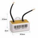 Ver imagem 2 de Capacitor 10 Uf X 250v 2 Fios Metalizado Quadrado C/ Suporte Plastico Trio