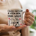Ver imagem 3 de Caneca Flork Eu Queria Partilhar a Vida