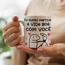 Ver imagem 2 de Caneca Flork Eu Queria Partilhar a Vida
